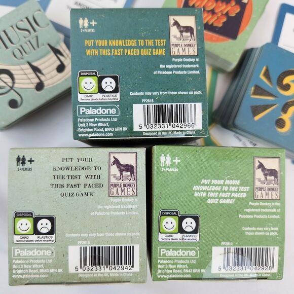 🩵NIB General Knowledge, Music, & Movies Trivia Bundle Set of 3 - Picture 5 of 5